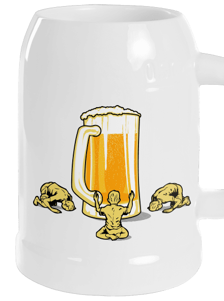 Piviště půllitr White