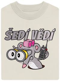 unisex mikina bez kapuce