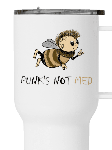 Punks Not Med termohrnek White