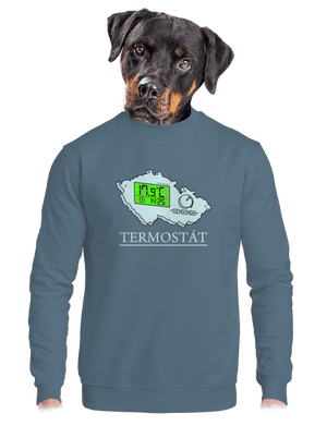 unisex mikina bez kapuce