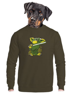 unisex mikina bez kapuce