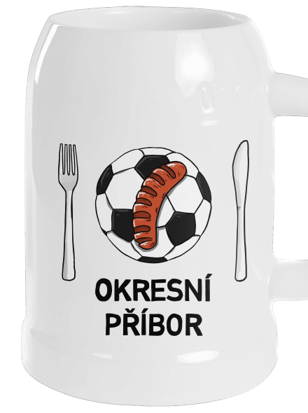 Okresní příbor půllitr White