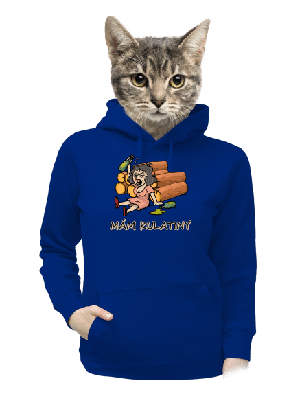 Mám kulatiny dámská mikina klokanka Royal Blue Mal