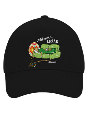 Velikonoční ležák kšiltovka baseballka Black