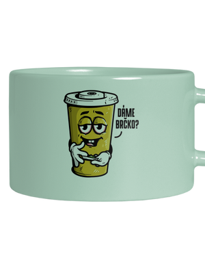 Dáme brčko? hrnek makronka Mint Macaron