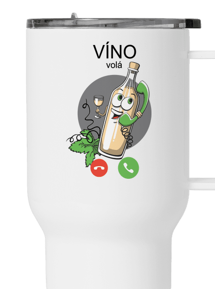 Bílé víno volá termohrnek White