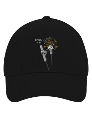 Neprskej na mě kšiltovka baseballka Black