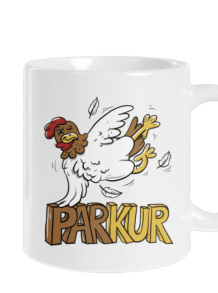 Parkur klasický hrnek White