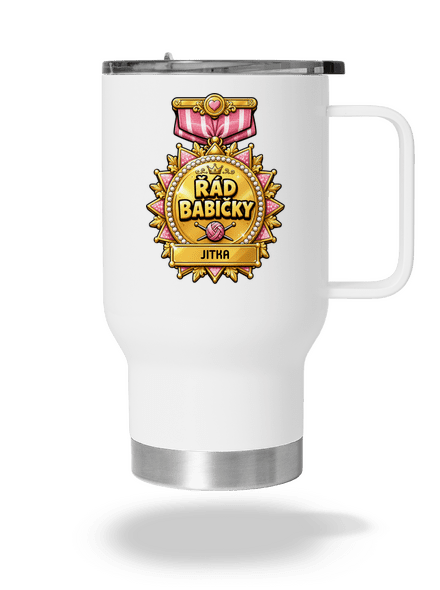 Řád babičky termohrnek White