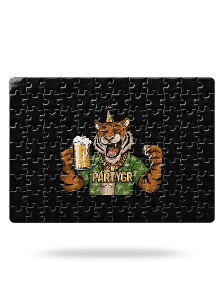 Pártygr puzzle White