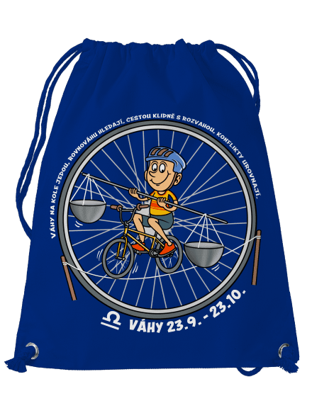 Cyklistický horoskop: Váhy vak Royal Blue Mal