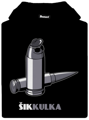 Šikkulka pánská mikina klokanka Black