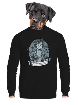 B14: Léto s kovbojem unisex mikina bez kapuce Black