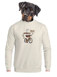 unisex mikina bez kapuce