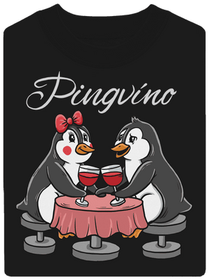 Pingvíno unisex mikina bez kapuce Black