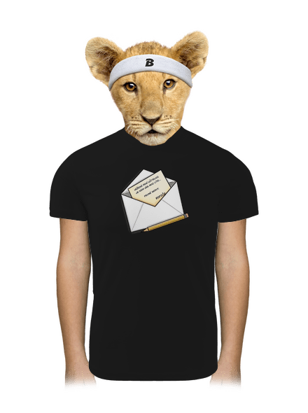 Dopis učitelce dětské sportovní tričko Black