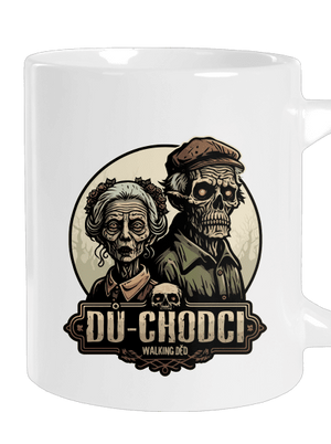 Dů-chodci velký hrnek White