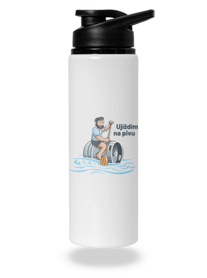 Ujíždím na pivu lahev na vodu White