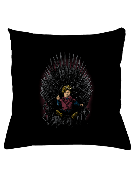 Tyrion na trůnu polštář Black