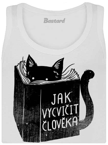 Povinná četba dámské tílko klasické White