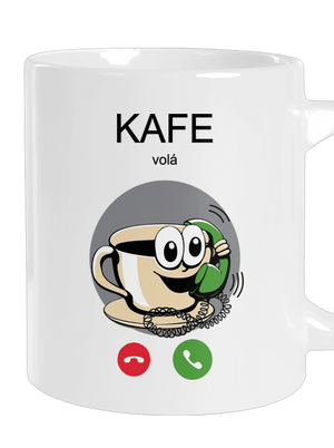 Kafe volá velký hrnek White