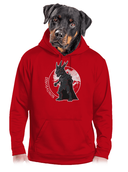 Dinosauron pánská mikina klokanka Red