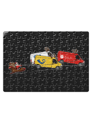 Santa se soby puzzle White