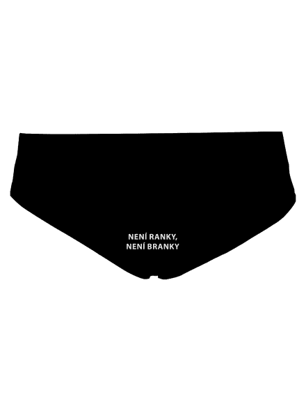 Není ranky, není branky dámské kalhotky Black