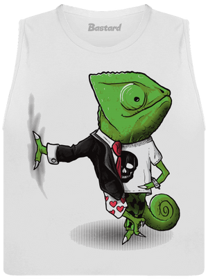 Mistr převleků dámské tílko volné White