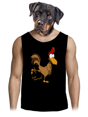 Novomanželé pánské tílko Black