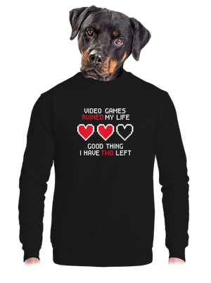 unisex mikina bez kapuce