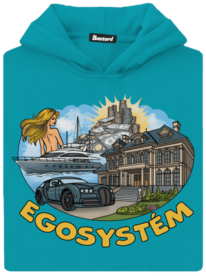 Egosystém dětská mikina klokanka Hawaiian Blue