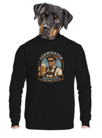 unisex mikina bez kapuce