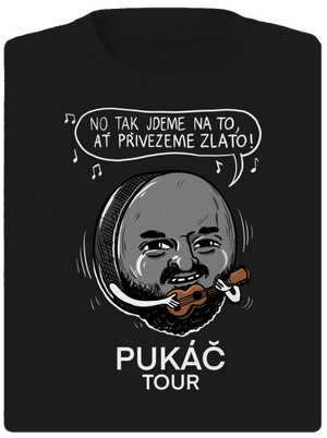 Pukáč tour dámské sportovní tričko Black