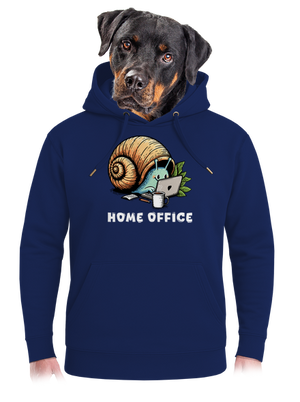 Šnekův home office unisex mikina premium Navy