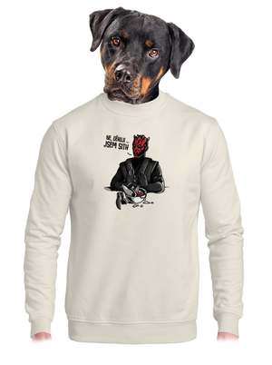 unisex mikina bez kapuce