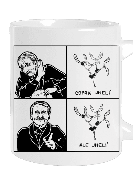 Cimrman: Copak jmelí velký hrnek White