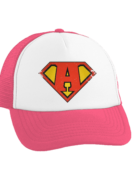 Jsem superhrdina kšiltovka truckerka Fluorescent Pink cap