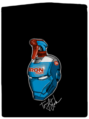 Čistič oken pánská mikina na zip Black