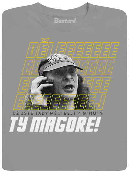 B18: Jiří Kára pánské tričko Sport Grey