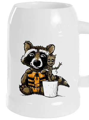 Strážci galaxie půllitr White