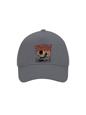 Míchačka kšiltovka baseballka Graphite grey