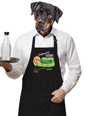 Velikonoční ležák zástěra Black