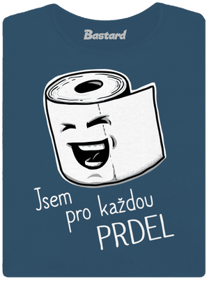 Prdel dámské tričko premium Petrol Blue