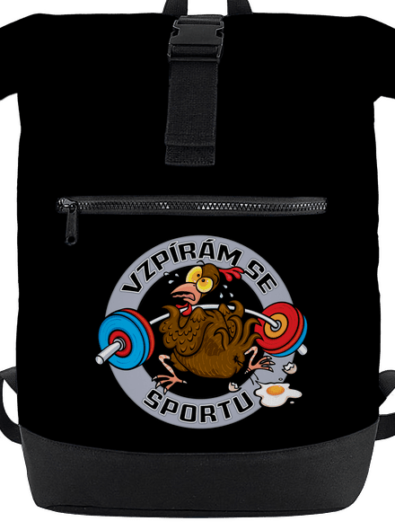 Vzpírám se sportu batoh Black