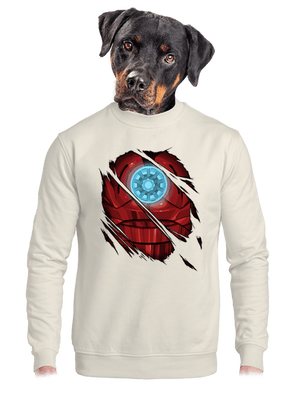 unisex mikina bez kapuce