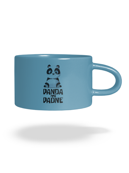 Panda mi padne hrnek makronka Blue Macaron