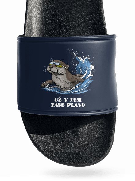 Už v tom zase plavu pantofle Navy