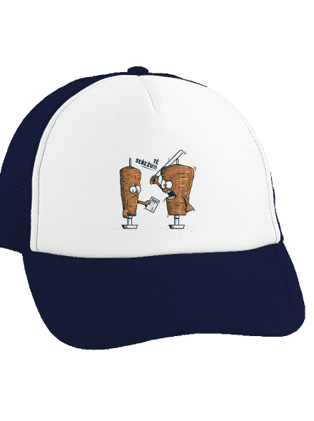 Kebab kšiltovka truckerka French Navy cap
