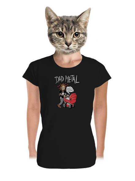 Dad metal dámské tričko premium Black